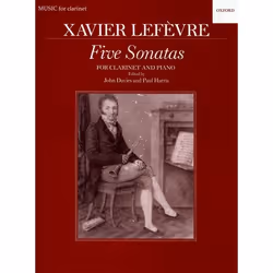ISBN Five Sonatas, Xavier Lefèvre, John Davies, unisexe, Oxford University Press, 07/04/1988, 1 pièce(s)
