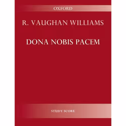 ISBN Dona Nobis Pacem, Ralph Vaughan Williams, unisexe, Oxford University Press, 22/12/2005, 40 min, 1 pièce(s)