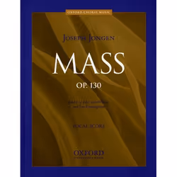 ISBN Mass Opus 130, Joseph Jongen, unisexe, Oxford University Press, 22/02/2007, 40 min, 1 pièce(s)