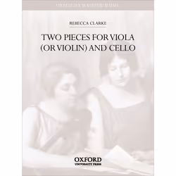 ISBN Two Pieces for viola (or violin) and cello, 12 pages