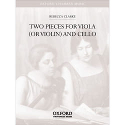 ISBN Two Pieces for viola (or violin) and cello livre