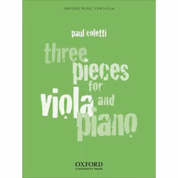 ISBN Three Pieces for Viola and Piano, Paul Coletti, unisexe, Oxford University Press, 19/06/2003, 1 pièce(s)