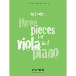 Three Pieces for Viola and Piano