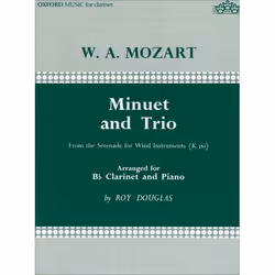 ISBN Minuet and Trio, Wolfgang Amadeus Mozart, Roy Douglas, unisexe, Oxford University Press, 02/10/1952, 1 pièce(s)