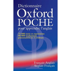 Dictionnaire Oxford poche pour apprendre l'anglais