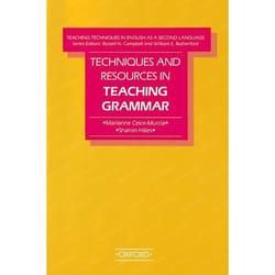 ISBN Techniques and Resources in Teaching Grammar livre
