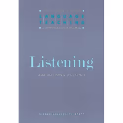 ISBN Listening, Tony Lynch, Anne Anderson, C. N. Candlin, H. G. Widdowson, unisexe, Oxford University Press, 07/07/1988, 1 pi ...