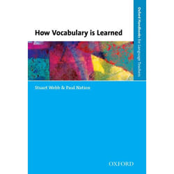 ISBN How Vocabulary Is Learned livre