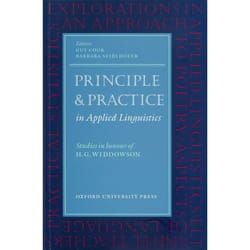ISBN Principle and Practice in Applied Linguistics ( Studies in Honour of H. G. Widdowson ) livre 442 pages