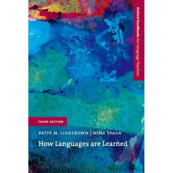 ISBN How Languages are Learned ( An introduction to the main theories of first and second language acquisition (now in a new updated edition). ) livre