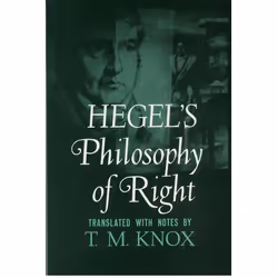 ISBN Philosophy of Right, Anglais, Couverture rigide, 400 pages