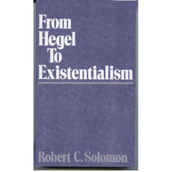 ISBN From Hegel to Existentialism