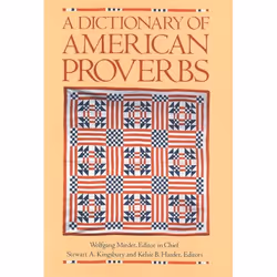 ISBN A Dictionary of American Proverbs, 736 pages