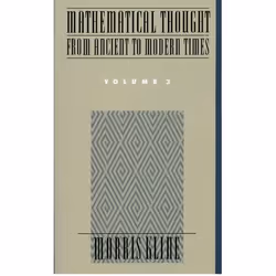 ISBN Mathematical Thought from Ancient to Modern Times ( Volume 3 ), Morris Kline, Anglais, Oxford University Press, 16/08/19 ...
