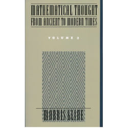 Mathematical Thought from Ancient to Modern Times