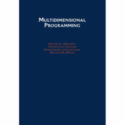ISBN Multidimensional Programming, E. A. Ashcroft, A. A. Faustini, R. Jaggannathan, W. W. Wadge, 176 pages, Anglais, Oxford U ...