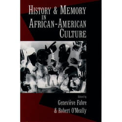 ISBN History and Memory in African-American Culture Couverture rigide