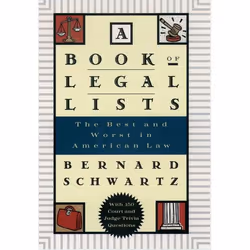 ISBN A Book of Legal Lists ( The Best and Worst in American Law with 150 Court and Judge Trivia Questions ), Anglais, Livre b ...