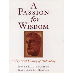 ISBN A Passion for Wisdom ( A Very Brief History of Philosophy ) Couverture rigide