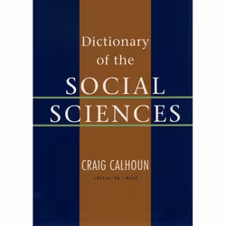 ISBN Dictionary of the Social Sciences, Craig Calhoun, 584 pages, Anglais, Oxford University Press, 06/06/2002, unisexe