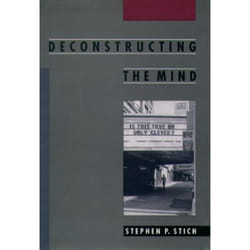 ISBN Deconstructing the Mind Couverture rigide