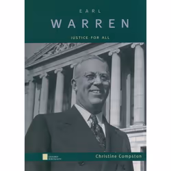 ISBN Earl Warren ( Justice for All ), Christine L. Compston, 160 pages, Anglais, Oxford University Press, 07/02/2002, unisexe