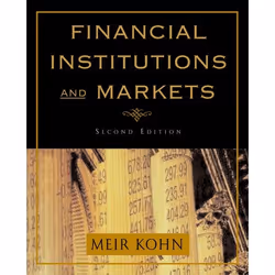 ISBN Financial Institutions and Markets, Meir Kohn, unisexe, Oxford University Press, 07/08/2003, 1 pièce(s)