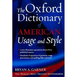 The Oxford Dictionary of American Usage and Style