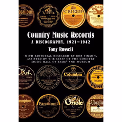 ISBN Country Music Records ( A Discography 1921-1942 ), Anglais, Livre broché, 1200 pages