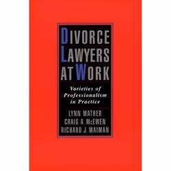 ISBN Divorce Lawyers at Work ( Varieties of Professionalism in Practice ), Anglais, Couverture rigide, 256 pages
