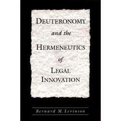 ISBN Deuteronomy and the Hermeneutics of Legal Innovation Couverture rigide