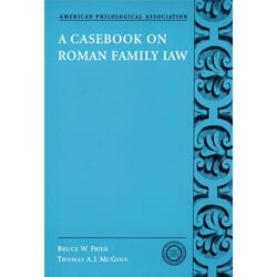 ISBN A Casebook on Roman Family Law Couverture rigide