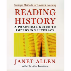 ISBN Reading History ( A Practical Guide to Improving Literacy ), Anglais, Couverture rigide, 176 pages