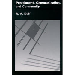 Punishment, Communication, and Community, Studies in Crime and Public Policy