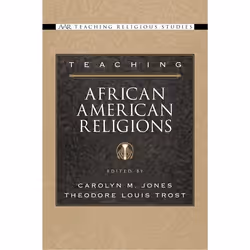 ISBN Teaching African American Religions, Anglais, Couverture rigide, 272 pages