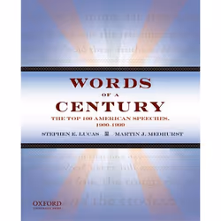 ISBN Words of a Century ( The Top 100 American Speeches 1900-1999 ), 704 pages