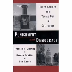 ISBN Punishment and Democracy ( Three Strikes and You're Out in California ), Anglais, Couverture rigide, 256 pages