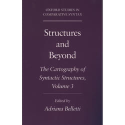 ISBN Structures and Beyond ( Volume 3: The Cartography of Syntactic Structures ) livre Anglais Couverture rigide 288 pages