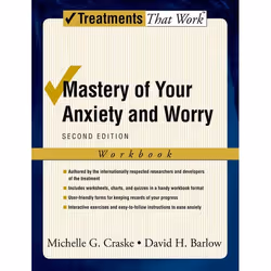 ISBN Mastery of Your Anxiety and Worry ( Workbook ), Michelle G. Craske, David H. Barlow, Anglais, Oxford University Press, 1 ...