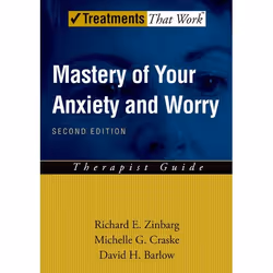 ISBN Mastery of Your Anxiety and Worry ( Therapist Guide ), Richard E. Zinbarg, Michelle G. Craske, David H. Barlow, 184 page ...