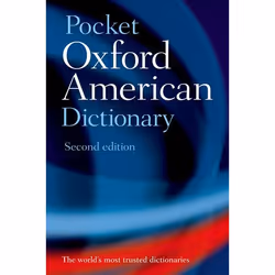 ISBN Pocket Oxford American Dictionary, 1008 pages