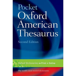 ISBN Pocket Oxford American Thesaurus livre