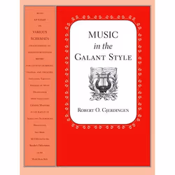 ISBN Music in the Galant Style, Robert Gjerdingen, 528 pages, Anglais, Oxford University Press, 11/10/2007, unisexe