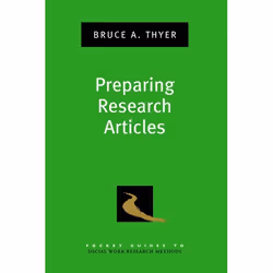 ISBN Preparing Research Articles, Bruce Thyer, Anglais, Oxford University Press, 06/03/2008, unisexe, 1 pièce(s)