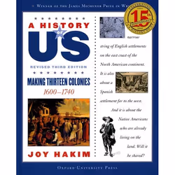ISBN A History of US: Making Thirteen Colonies: 1600-1740 ( A History of US Book Two ), Joy Hakim, 192 pages, Anglais, Oxford ...