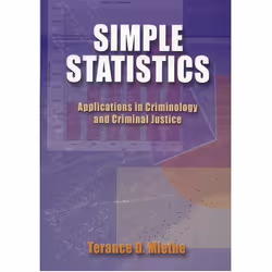 ISBN Simple Statistics ( Applications in Criminology and Criminal Justice ), Terance D. Miethe, unisexe, Oxford University Pr ...
