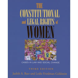 ISBN The Constitutional and Legal Rights of Women ( Cases in Law and Social Change ) livre