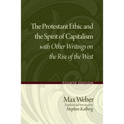 ISBN The Protestant Ethic and the Spirit of Capitalism with Other Writings on the Rise of the West livre