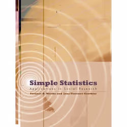 ISBN Simple Statistics ( Applications in Social Research ), 352 pages
