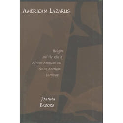 ISBN American Lazarus ( Religion and the Rise of African-American and Native American Literatures ) Couverture rigide